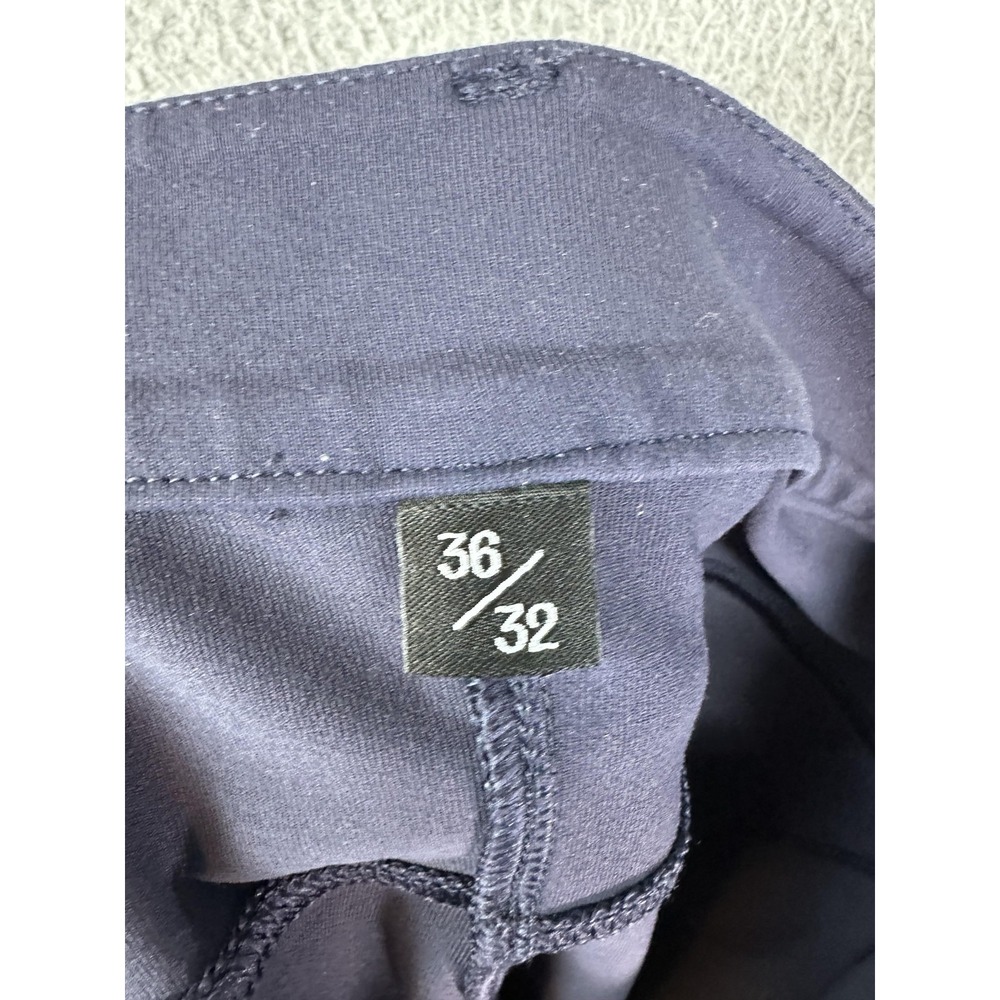 Public Rec Pants Mens 36x32 Blue Performance Stretch Golf Travel Athletic Chino - Picture 12 of 15